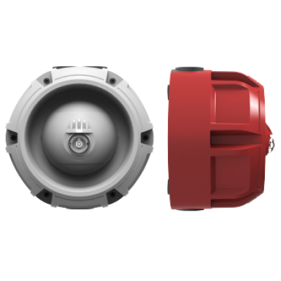Zeta ZRPB/R Conventional Raptor Sounder Beacon, Red Plastic, White Flash