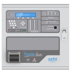 Zeta QT/4P Premier Quatro 4 Loop Fire Alarm Panel with Panel Printer