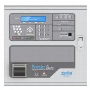 Zeta QT/4-8P Premier Quatro 4 Loop Addressable Fire Alarm Panel with Panel Printer