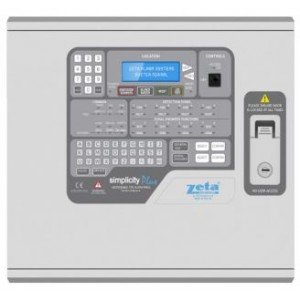 Zeta SP-126/M Simplicity Plus 126 Addressable Fire Alarm Panel - 1 Loop 126 Devices