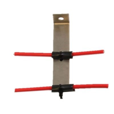 Ziton ACA-BL10SS-100 "L" Bracket 100mm (3.9") Stainless Steel c/w Silicon Sleeve - Pack of 100