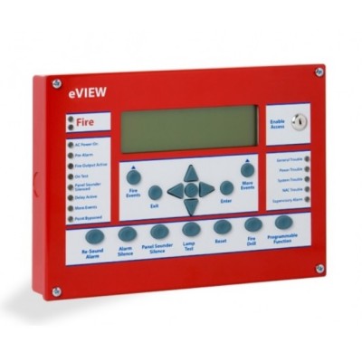 Kentec eView Local LCD Repeater Panels UL/FM Approved (K1172-10) Kentec eView Local LCD Repeater Panels UL/FM Approved (K1172-10)