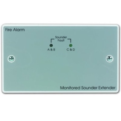 C-Tec FF502P Four Zone Monitored Sounder Extended (Double Gang)