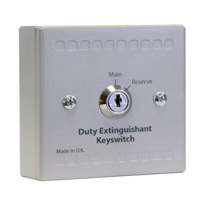 Kentec Main/Reserve Duty Extinguishant Key Switch Unit (K13480M9) Kentec Main/Reserve Duty Extinguishant Key Switch Unit (K13480M9)