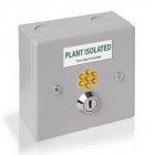 Kentec K24210-M10 Yellow Indicator Audio Visual Unit - Plant Isolated and Silence Key Switch