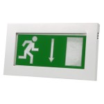 X-SLM 6 LED Slimline Emergency Exit Sign with 230v Mains IP20 X-SLM 6 LED Slimline Emergency Exit Sign with 230v Mains IP20