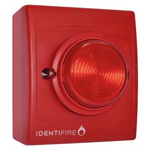 Vimpex 10-1110RSR-S Identifire Surface Tritone Sounder VID Red Body Red Lens