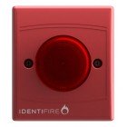 Vimpex 10-1310RFR-S Identifire Flush VID Red Body Red Lens