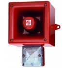 Cranford Controls AL112NXAC115R/R Industrial Sounder Beacon - Red Body - Red Lens - 115dBa