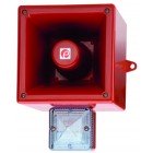 Cranford Controls AL121XDC024R/R Industrial Sounder Beacon - Red Body - Red Lens - 121dBa