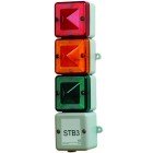 Cranford Controls STB3 Warning Tower Gas 24Vdc Red, Amber, Green Beacons