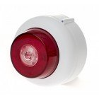 Cranford Controls VXB-1EVAD Ceiling Mounted VAD LED Beacon Shallow Base White Body Red Flash