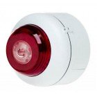 Cranford Controls VXB-1EVAD Ceiling Mounted VAD LED Beacon Deep Base White Body Red Flash