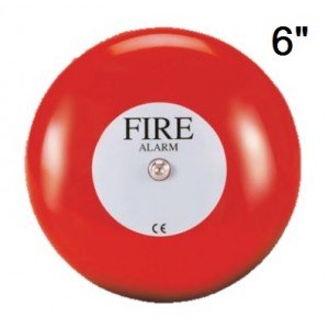 Vimpex 6 Inch Fire Alarm Bell (40mA 12Vdc) - MBF-6-EV-12