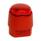 Vimpex Banshee Excel Lite Capsule Red Sounder with Red LED Beacon (Deep Base) - 958CHL1001