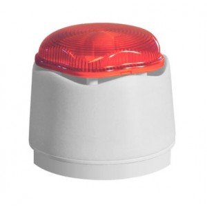 Vimpex Banshee Excel Lite Capsule White Sounder with Red Xenon Beacon - 958CHX1500