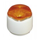 Vimpex Banshee Excel Lite Capsule White Sounder with Amber LED Beacon - 958CHL1700