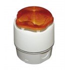 Vimpex Banshee Excel Lite Capsule White Sounder with Amber LED Beacon (Deep Base) - 958CHL1701