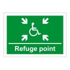 Disabled Refuge Signs