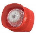 Cooper CASB393 Open Class Wall Sounder VAD With Isolator, Red Body, White Flash (FXN559LPS / MASB880)