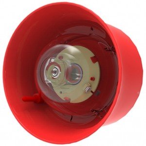 Hochiki Wall Sounder Beacon Red Case White LEDs (CHQ-WSB2/WL)