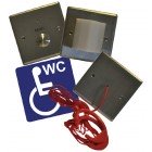 Baldwin Boxall 3-part Stainless Steel Disabled Toilet Alarm Kit DTASKIT