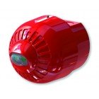 Klaxon ESD-5007 Sonos Pulse Ceiling VAD Beacon with Deep Base - Red Body & Red Flash