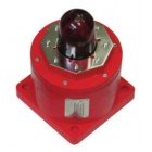 Klaxon EXD Beacon, Red 10W LED Lens, 100-240v AC - TCB-0016