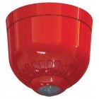 Ziton FAC350C VAD Beacon Red Shallow Base Ceiling Mounted Clear Flash