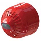 Ziton FAW350C VAD Beacon Red Shallow Base Wall Mounted Clear Flash