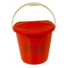 Commander Plastic Fire Bucket and Lid FBK01