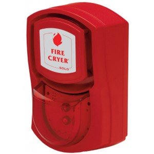 Vimpex Fire-Cryer Solo FCS/A/R/R/D Red Wall Mounted Beacon (Deep Base)
