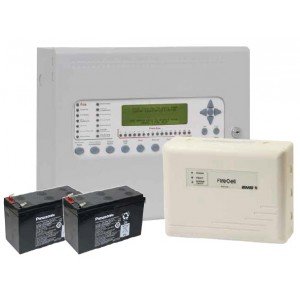 EMS Syncro AS Lite 1 Loop 16 Zone Analogue Addressable Fire Panel with Radio Hub (Expandable)