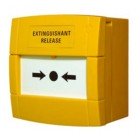 Morley Yellow "Extinguishant Release" Call Point 470 Ohm