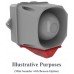 Cooper Fulleon 7092354FUL-0390 X10 Mini Red Sounder Beacon 115/230 VAC