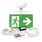 Hochiki Firescape 20m Maintained Exit Sign Kit with Right Arrow (NFW-SDT/EL20R)