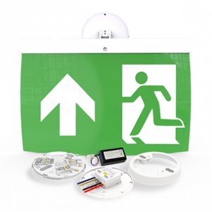 Hochiki Firescape 40m Maintained Exit Sign Kit with Up Arrow (NFW-SDT/EL40U)