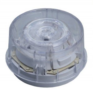 Notifier WSS-PC-I02 Addressable Wall Mounted Sounder Beacon & Isolator – Clear Lens
