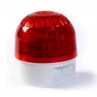 Klaxon PSC-0029 Sonos Sounder LED Beacon with Deep Base - White Body - Red Lens 