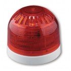 Klaxon PSC-0047 Sonos Sounder Beacon with Shallow Base - Red Body - Red Lens (LED with Link) 