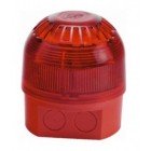 Klaxon Sonos Voice Sounder LED Beacon - Red Body - Red Lens - Deep Base PSV-0013 (18-980754)