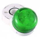 Klaxon QBS-0011 LED Flashguard Beacon with Green Lens 110v AC (45-711651)