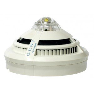 Gent S4 Dual Optical Heat Sensor Voice Sounder High Power Red VAD - S4-711-V-VAD-HPR