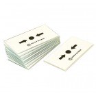 Notifier Pack of 10 Notifier Labelled Replacement Glasses (SUS758)