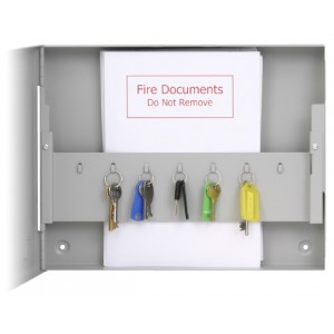 Kentec KR16000L2 DocBox - Low Profile Surface Document Enclosure Box - Red