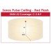 Klaxon ESD-5008 Sonos Pulse Ceiling VAD Beacon with Shallow Base - Red Body & Red Flash