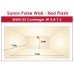 Klaxon ESF-5001 Sonos Pulse Wall Sounder VAD Beacon with Deep Base - White Body & Red Flash