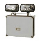 TSW High Output Non-Maintained Weatherproof 2 x 20W Tungsten Halogen Twin Spot Light (3 Hours)