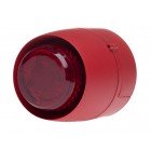 Cranford Controls VTB-32E-DB-RB/RL Spatial Sounder Beacon - Red Body - Red Lens - Deep Base