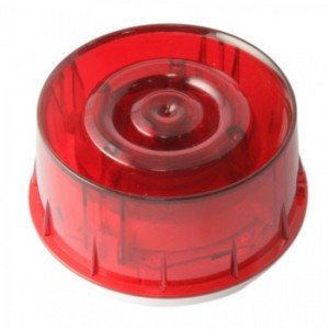 System Sensor WSS-PR-N00 Wall Mounted Sounder VID Red Body, Red Flash with Loop Isolation